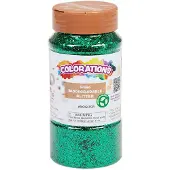 Colorations biologische groene glitter, 113 gram, milieuvriendelijk knutselmateriaal