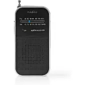 Nedis FM-Radio | Draagbaar Model | AM / FM | Analoog | 1.5 W | 1 stuks - RDFM1110SI RDFM1110SI