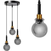 Toolight Hanglamp APP1125-3CP Zwart Goud
