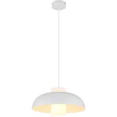 Globo Lighting Hanglamp Lowe, dimbaar, wit / opaal, Woon-/ Eetkamer, metaal, Modern, hanglamp