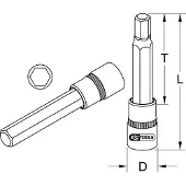 Ks Tools 9181654 9181654 Inbus Verwisselbare kop 4 mm 4 mm 1/2 (12.5 mm)