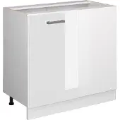 Vicco R-Line Hoekkast – 86 cm zonder werkblad Wit Hoogglans