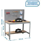 Simonwork (bancos De Trabajo) Bt2 Werkbank 1445x1510x610 Mm