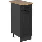 Vicco Keukenonderkast R-Line Antraciet landhuis 30 cm , WB Eik, Model 53983