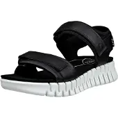 Ecco Sandalen met riem zwart