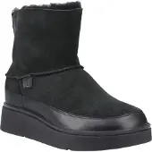 FitFlop Dames/Dames Gen-FF Mini Leren Enkellaarsjes (Allemaal zwart)