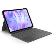 Logitech Combo Touch Book case Grafiet Tablettoetsenbord met BookCover