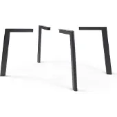En.casa Tafelpoten Hostang 4-delig set 50x8x71 cm zwart []