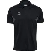 Hummel Authentic Functional Short Sleeve Polo Zwart 2XL Man