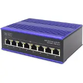 Digitus DN-651119 netwerk-switch Unmanaged L2 Gigabit Ethernet (10/100/1000) Zwart, Blauw