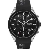 HUGO BOSS Analoog horloge zwart / zilver