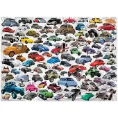 Eurographics Puzzle - Volkswagen Beetle Collage - 1000 stukjes