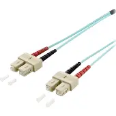 Equip 255322 Fibre Optic Patchc. SC/SC 50/125? 2,0m turquoise, LSOH, OM3
