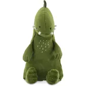 Trixie Knuffel - Mr. Dino - Dieren Pluche - Dinosaurus - Eerste knuffel voor Baby - 100% biologisch katoen - Klein
