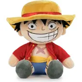 Play One Piece - Luffy Sitting Plush Knuffel (22cm)