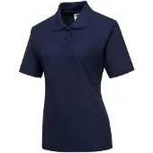 Portwest B209 Damespolo Naples, katoen, dubbele stiksels, werkkleding