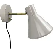 Dyberg Larsen Design wandlamp Sleep, alu / grijs / zink, Woon-/ Eetkamer, metaal, Design, Wandlamp design