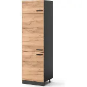 Vicco R-Line Koelkast ombouwkast – 60 cm Krachtige eik goud