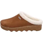 Rohde Huisschoenen 'Pantoffels Open' cognac