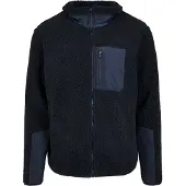 Urban Classics Fleece jas marine