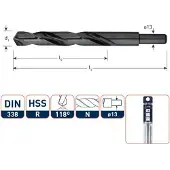 Rotec HSS Spiraalboor DIN 338 (Schacht=13) 14,0 mm - 1201400