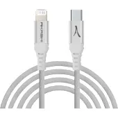 Akashi ALTCABLMFIUSBC, 1 meter, Lightning, USB-C, Samec, Samec, Wit