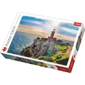 Trefl puzzel van 1000 stukjes De vuurtoren van Melagavi, Griekenland, veelkleurig