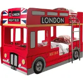 Vipack stapelbed London bus - 47719 - Rood