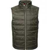 Russell athletic Russell Heren Nano Gewatteerde Bodywarmer (Donkere Olijf)