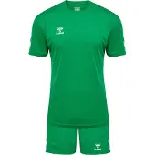 Hummel Trainingspak limoen / wit