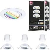 Paulmann 92466 LED-inbouwlamp Set van 3 stuks LED 14.7 W Wit
