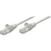 Intellinet 737067 RJ45 Netwerkkabel, patchkabel CAT 6A S/FTP 20.00 m Grijs Folie afscherming, Afscherming gevlochten, Halogeenvrij 1 stuk(s)