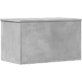 vidaXL Opbergbox 60x35x35 cm bewerkt hout betongrijs