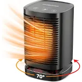 Vulpes goods Tech - Elektrische Kachel Pro - Ventilatorkachel - Heater - 2 Standen - 1200W - LED Indicatie - Wit