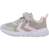 Hummel Sneakers 'Actus' stone grey / rosa / wit