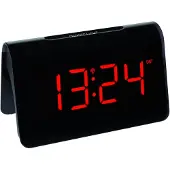 TFA-Dostmann TFA - Digitale radio-wekker ICON - 60.2543.05 - zwart, rode LED