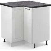 Vicco R-Line Hoekkast – 75.6 cm, WB Antraciet Wit Landhuis