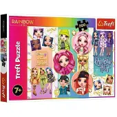 Trefl Rainbow High puzzel - vriendschap - 200 stukjes - kleurrijk speelgoed.