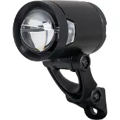 Herrmans Koplamp Herrmans H-Black Pro dynamo - aan/uit functie - met houder - 200 lumen