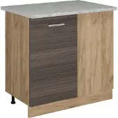 Vicco R-Line Hoekkast – 86 cm WB Marmer Edel grijs