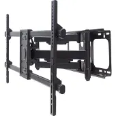 Manhattan 461290 Universal + Curved TV-beugel Voor curved TV's, Kantelbaar, Zwenkbaar 94,0 cm (37) - 228,6 cm (90) Ka
