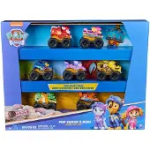 Spin Master : Rescue Wheels 7-delige Pup Squad Racers-cadeauset met exclusief Roxi-speelgoed voor jongens en meisjes vanaf 3 jaar