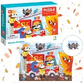 Dodo Puzzel 30 Stukken - Helden van de Brandweer
