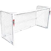 Powershot Een voetbaldoel met afmetingen 2,4 x 1,2 meter - ideaal om op het gazon te gebruiken