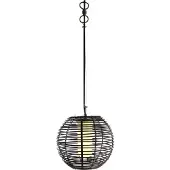 Kapego Velorum 836020 Hanglamp E27 Zwart, Wit