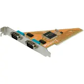 Value PCI kaart, 2 ports Serieel RS232, D-Sub 9