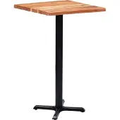 vidaXL Bistrotafelpoot 56x56x107 cm gietijzer zwart