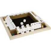 Small Foot - Shut the Box Houten Dobbelspel Gouden Editie