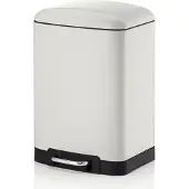 kela Prullenbak Davino Pedaal Silent Close 12L White