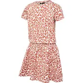 Hummel Jurk pastelrood / wit